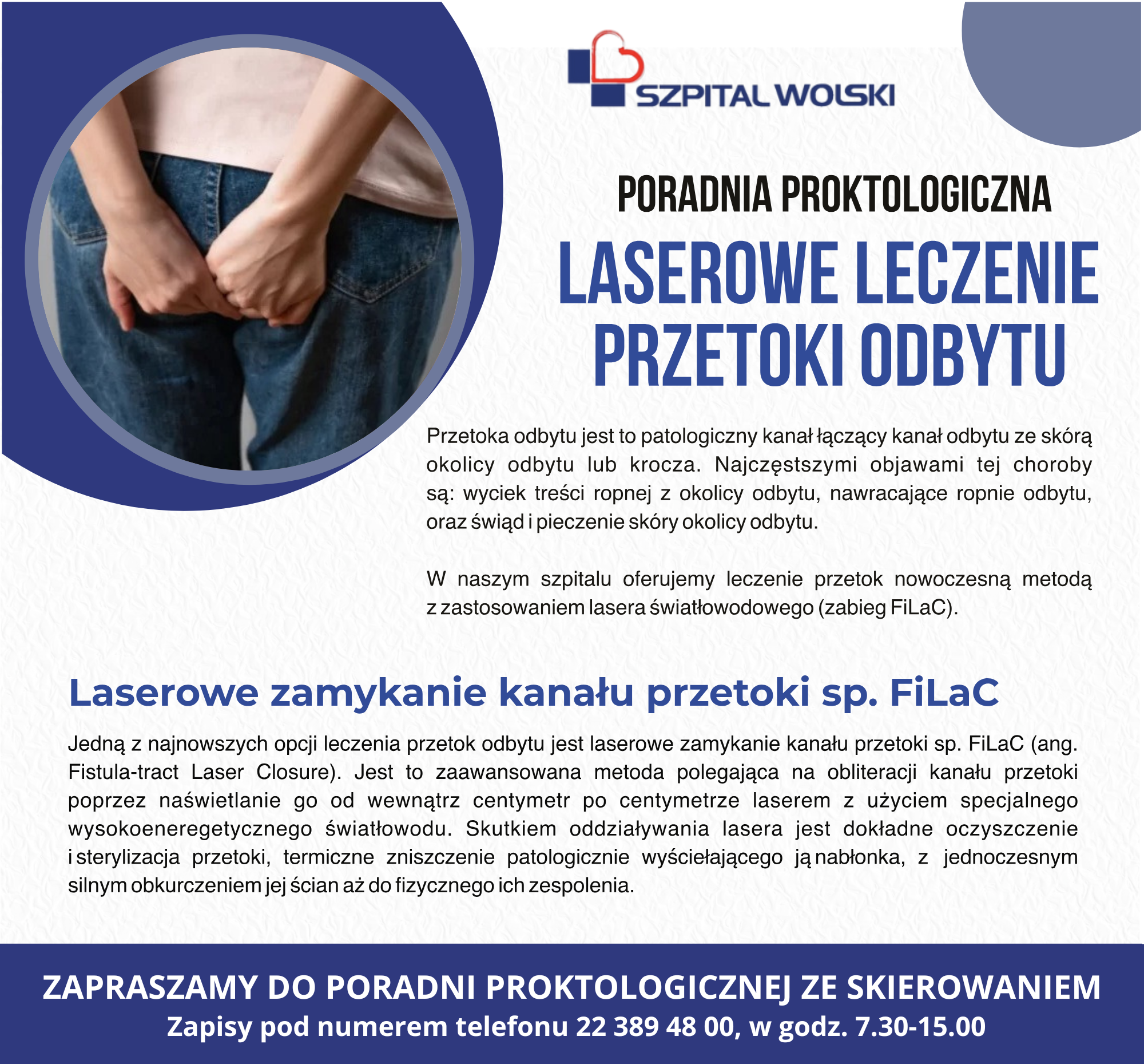 Laserowe leczenie przetoki odbytu